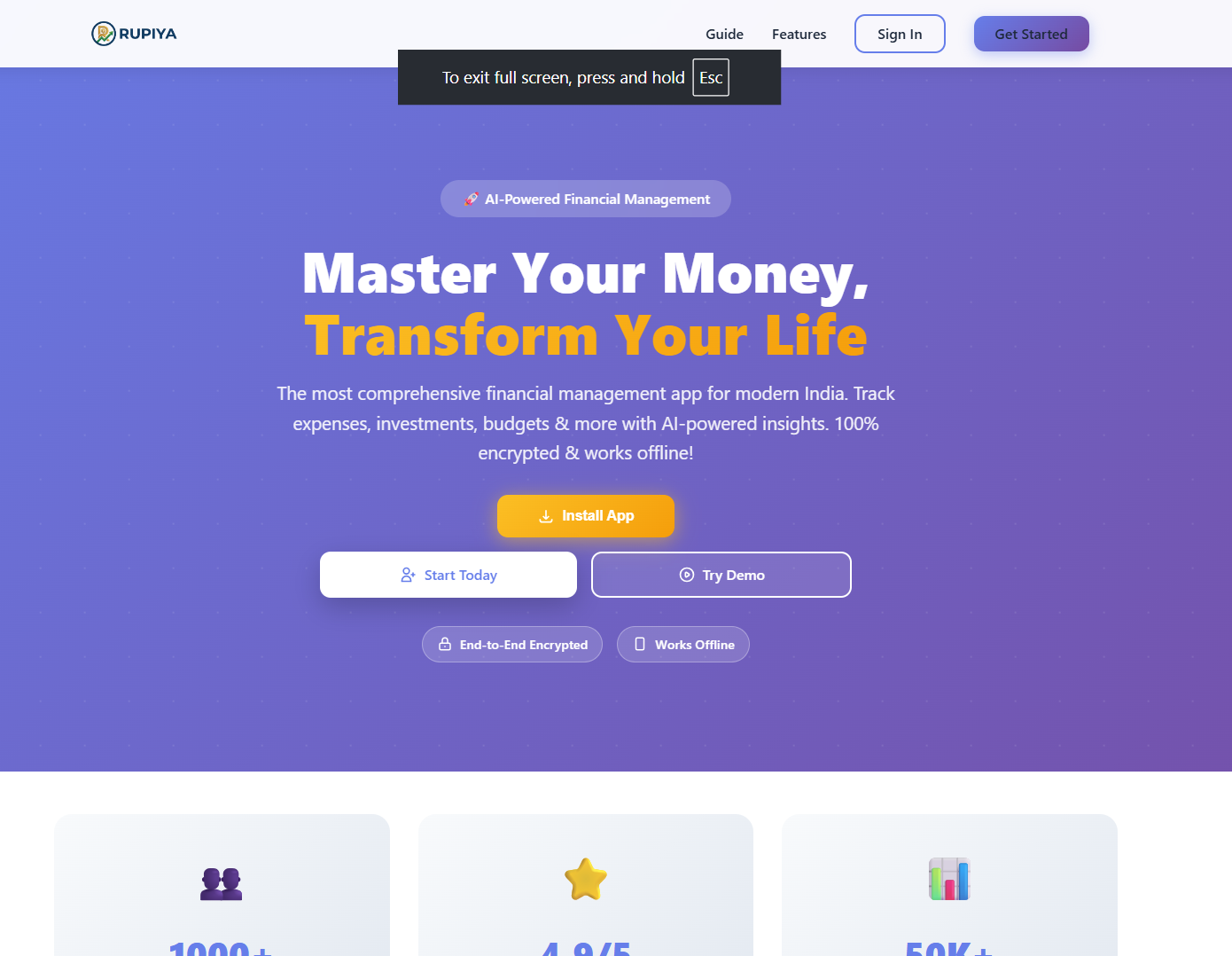 Rupiya - Personal Finance & Expense Tracking